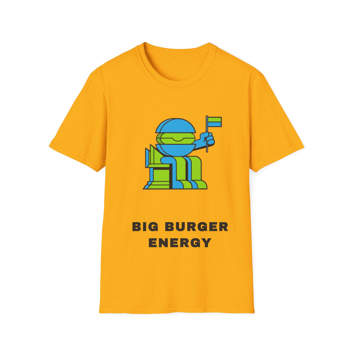 Big Burger Energy T-Shirt — Cute Retro Robot Graphic Tee - Trending Now - September 2026