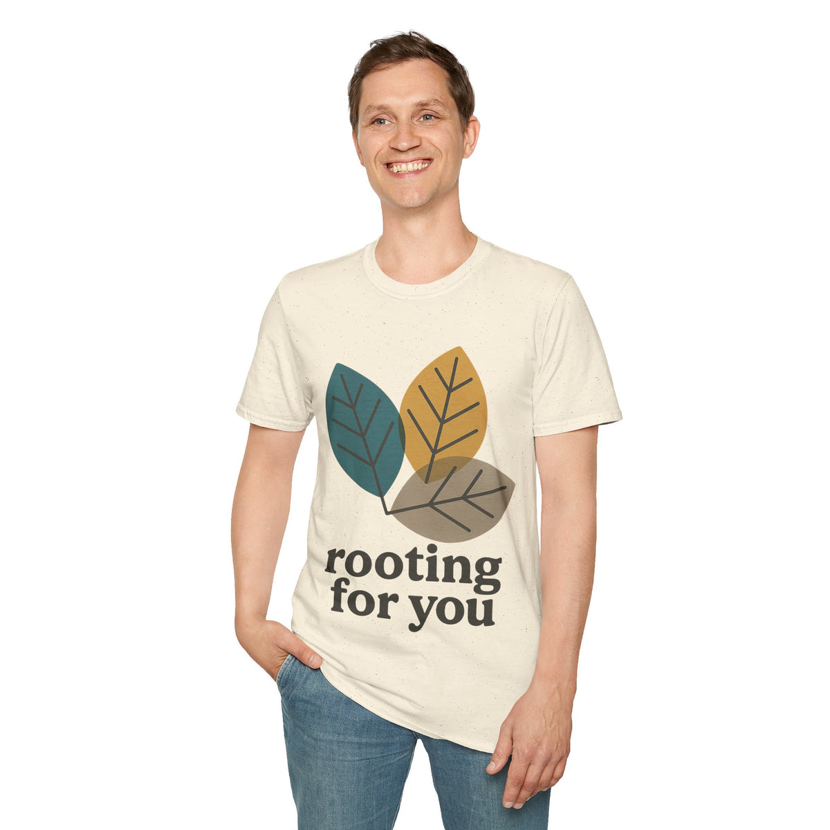 Leaf Trio T-Shirt — 'Rooting for You' Botanical Graphic Tee - Trending Now - September 2026