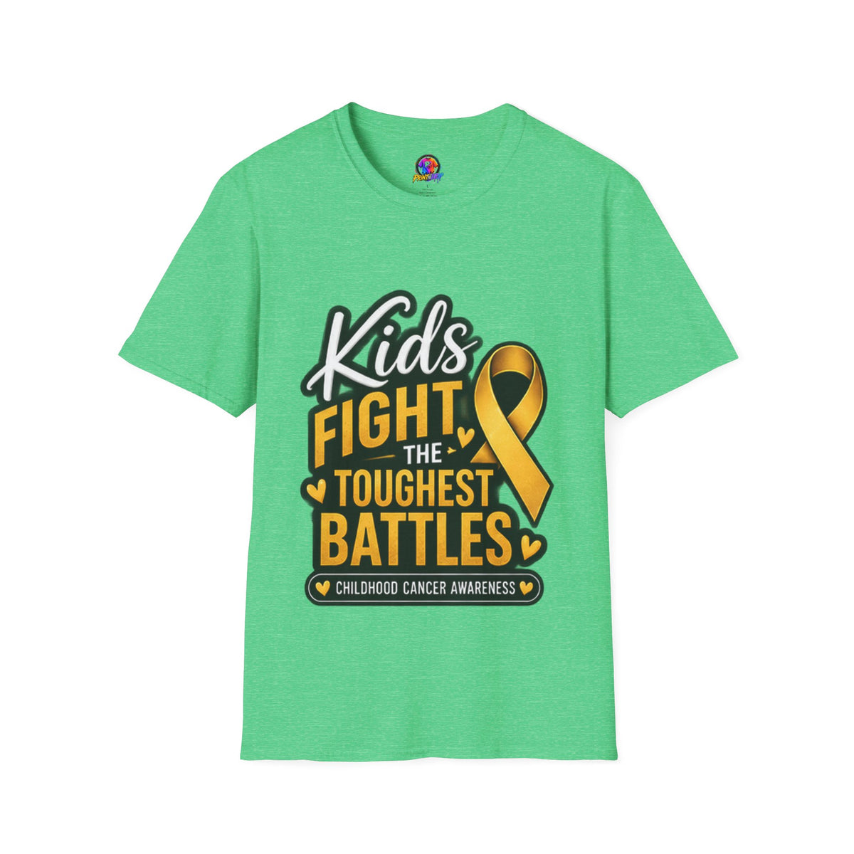 Kids Fight the Toughest Battles Childhood Cancer Awareness T-Shirt