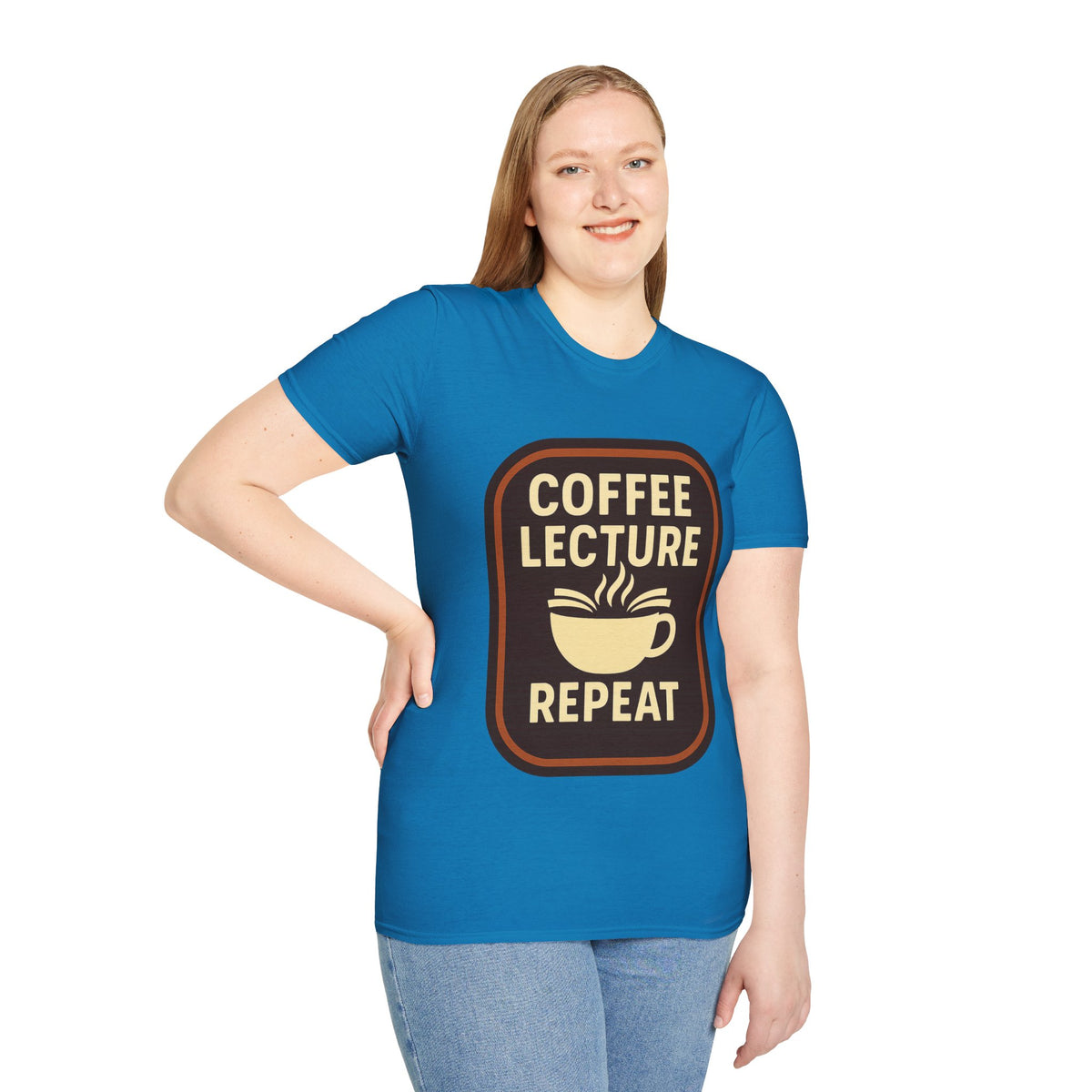 Coffee Lecture Repeat T‑Shirt — Funny Professor Coffee Tee for Teachers & Students - Trending Now - August 2026