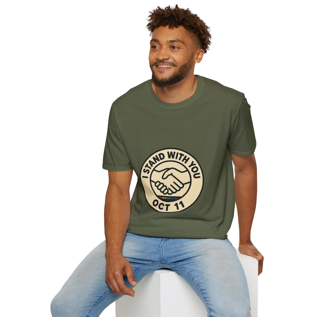 I Stand With You Oct 11 T‑Shirt — Solidarity Handshake Tee - Trending Now - October 2026
