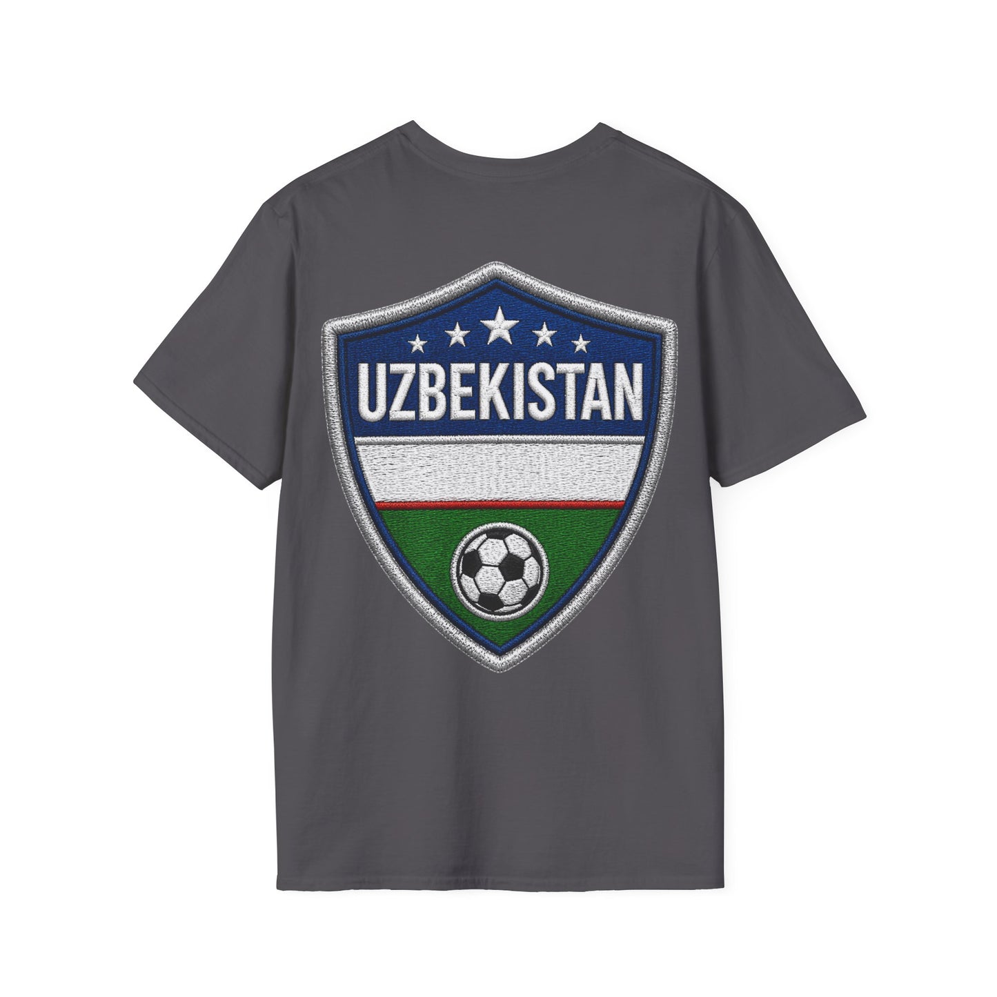 Silk Road Strike Soccer T-Shirt — Uzbekistan Football Graphic Tee