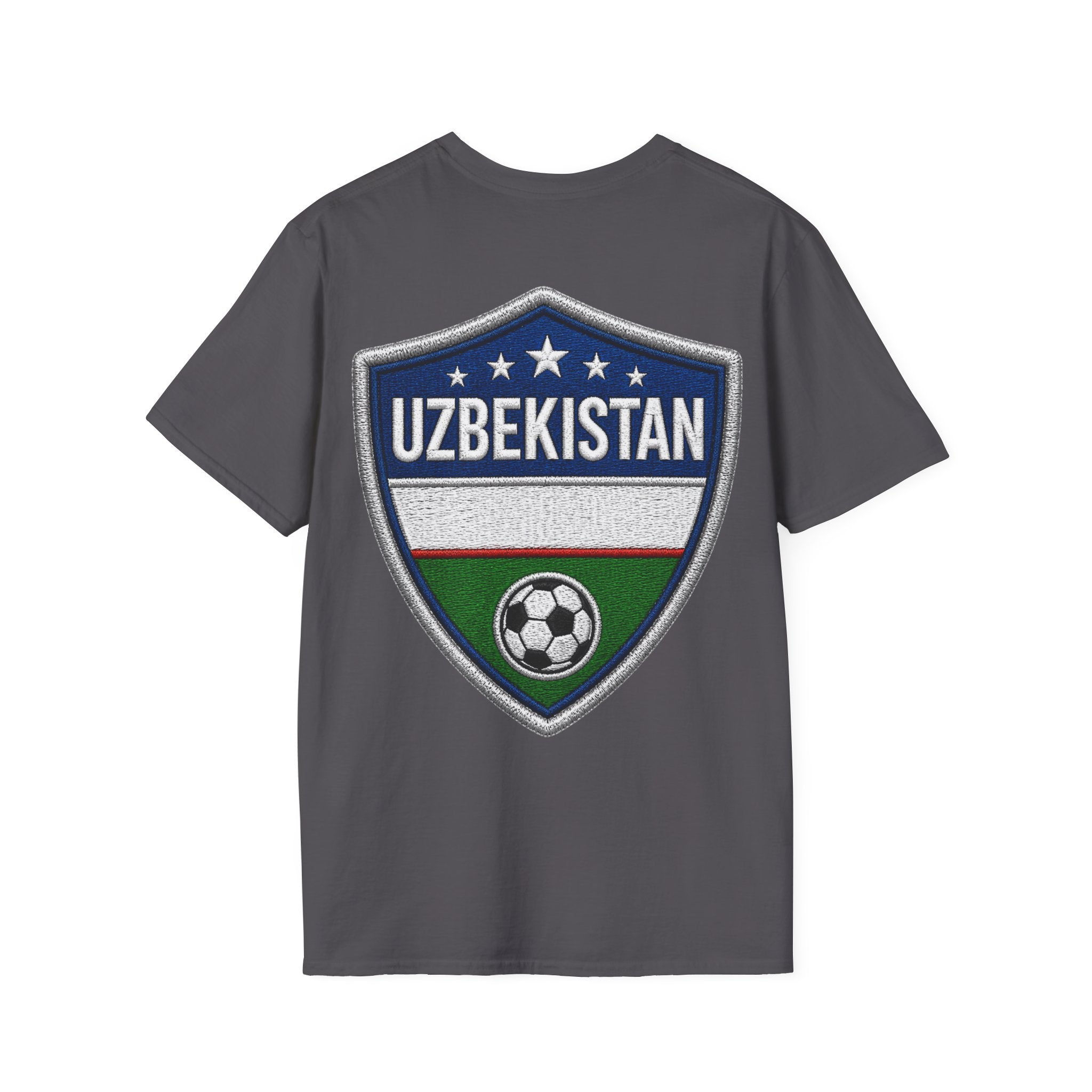 Silk Road Strike Soccer T-Shirt — Uzbekistan Football Graphic Tee