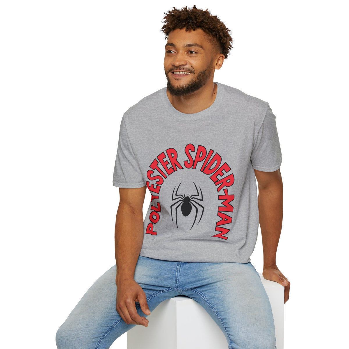 Spider Graphic T-Shirt — "Polyester Spiderman" Retro Spider Logo Tee - Trending Now - August 2026