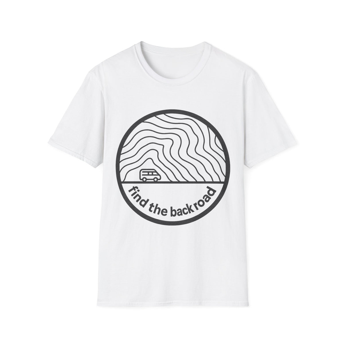 Minimalist Earth Wave T‑Shirt — Subtle Circular Nature Graphic - Trending Now - September 2026