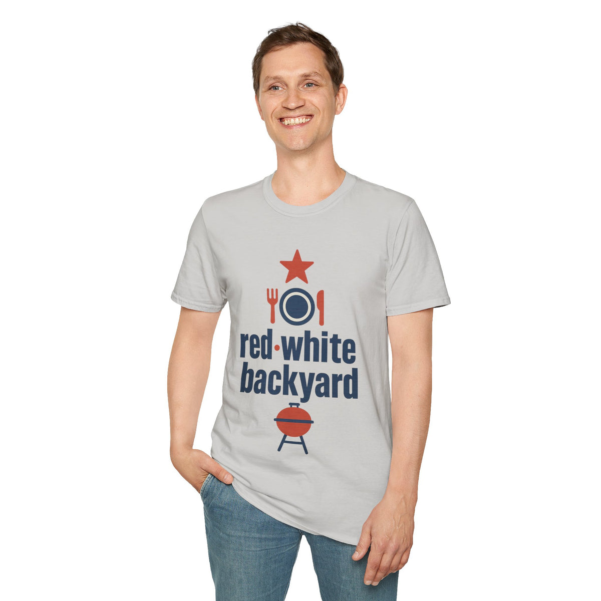 Patriotic BBQ T-Shirt — Red Star Plate Grill Graphic - Trending Now - August 2026