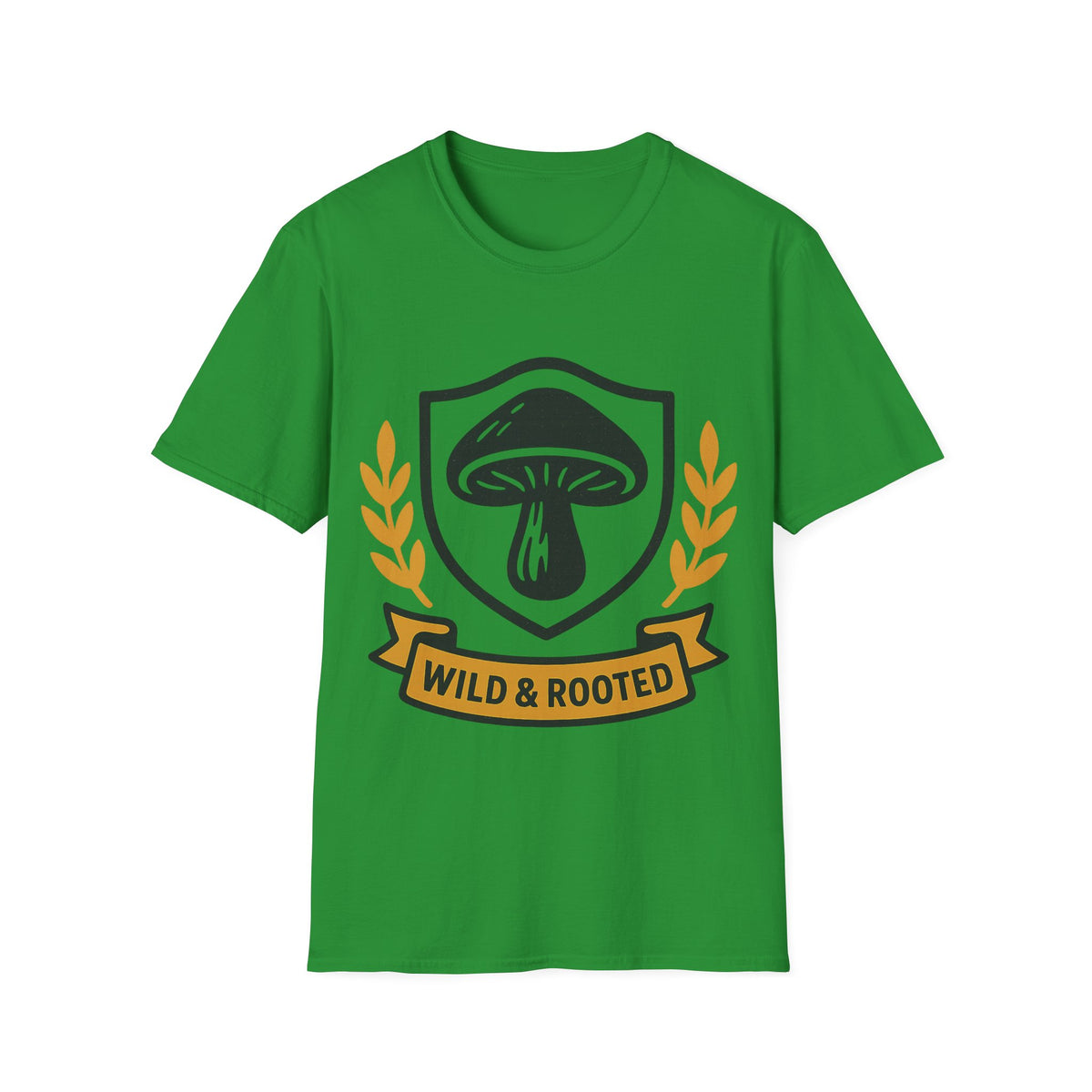Crest Logo T-Shirt — Subtle Laurel Emblem Tee - Trending Now - September 2026