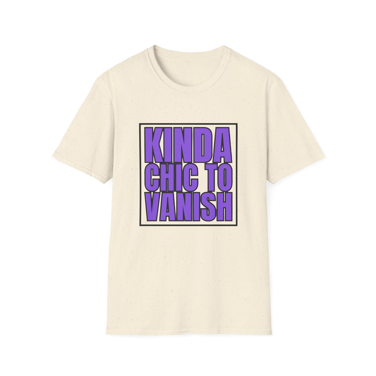 Kinda Chic to Vanish T-Shirt — Bold Purple Graphic Tee - Trending Now - August 2026
