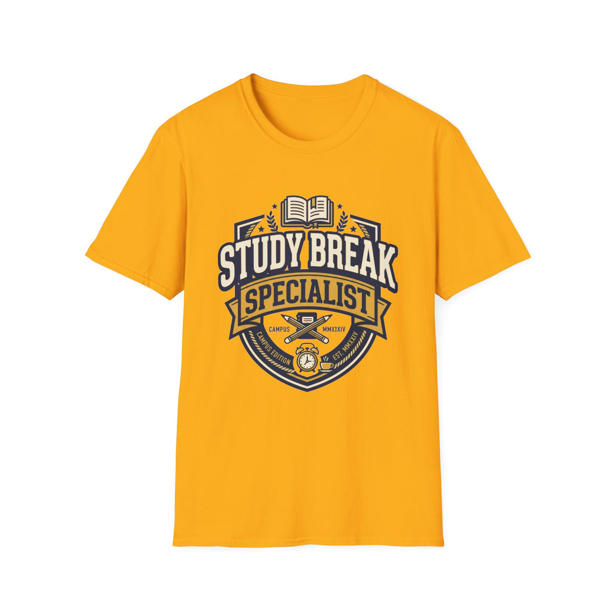 Study Break T-Shirt — 'Study Break Specialist' College Casual Tee - Trending Now - August 2026