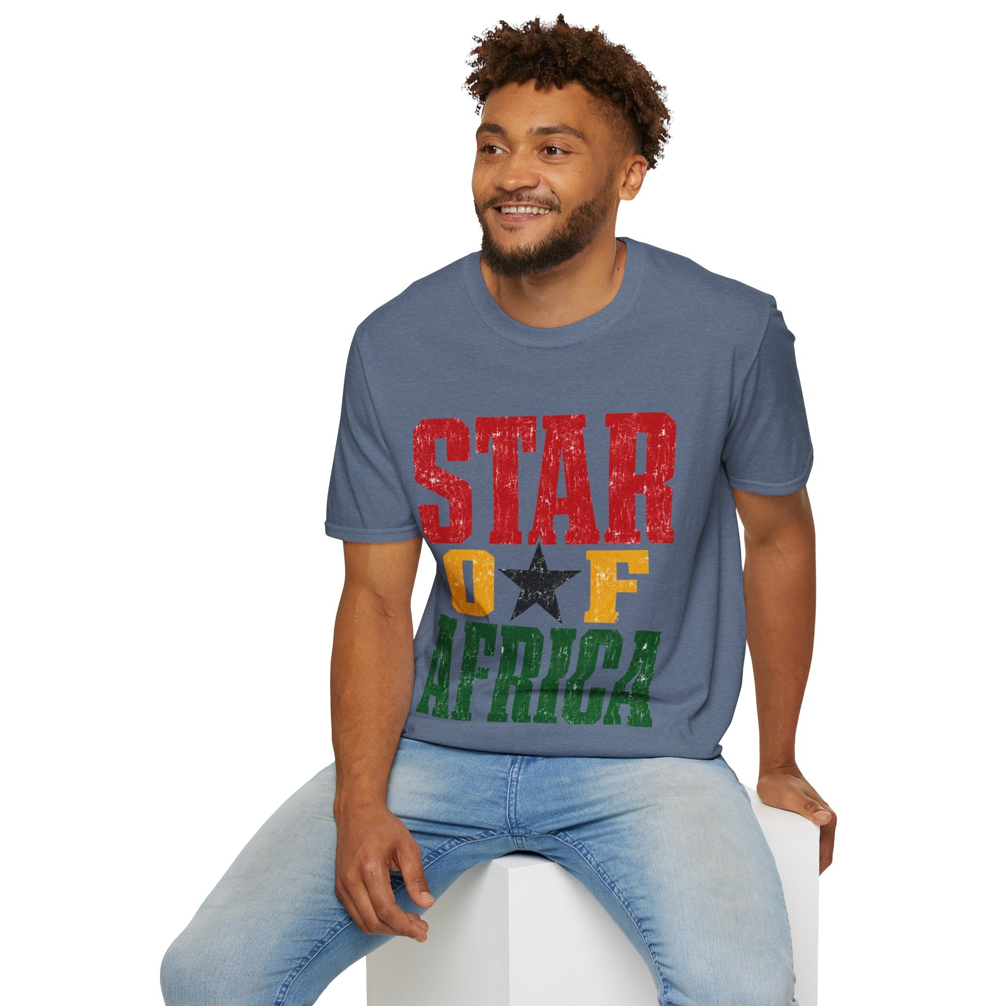 Ghana Star of Africa T-Shirt — Retro Pan-African Graphic Tee