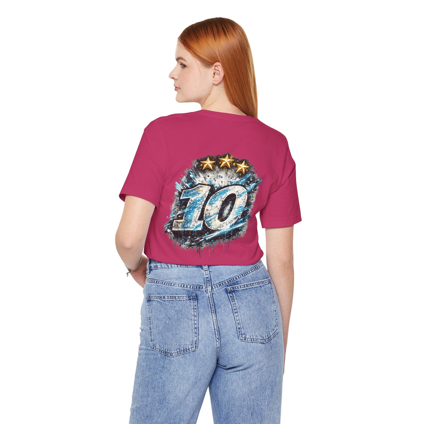 Buenos Aires Nights T‑Shirt — '10' Grunge Graphic Tee - Argentina No. 10