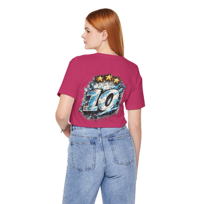 Buenos Aires Nights T‑Shirt — '10' Grunge Graphic Tee - Argentina No. 10