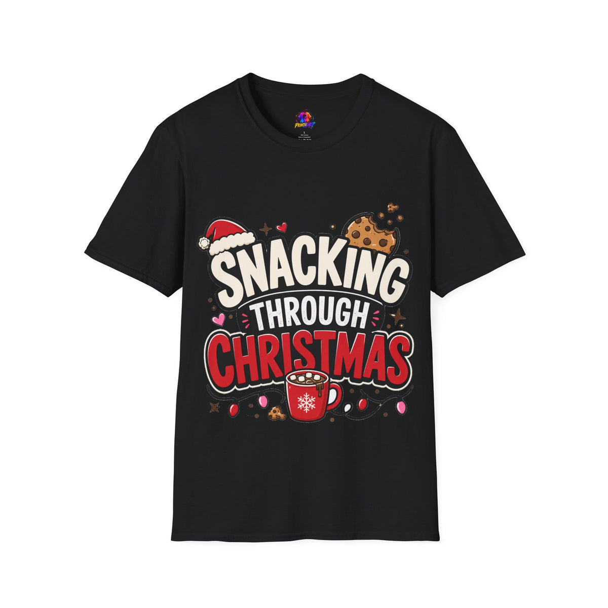 Snacking Through Christmas T-Shirt — Funny Holiday Cookie Tee