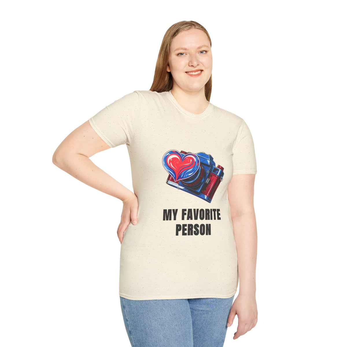 My Favorite Person Camera Heart T-Shirt — Photography Lover Graphic Tee - Trending Now - August 2026