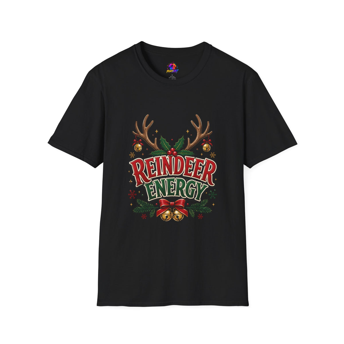 Reindeer Energy Christmas T-Shirt