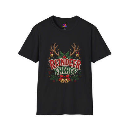 Reindeer Energy Christmas T-Shirt