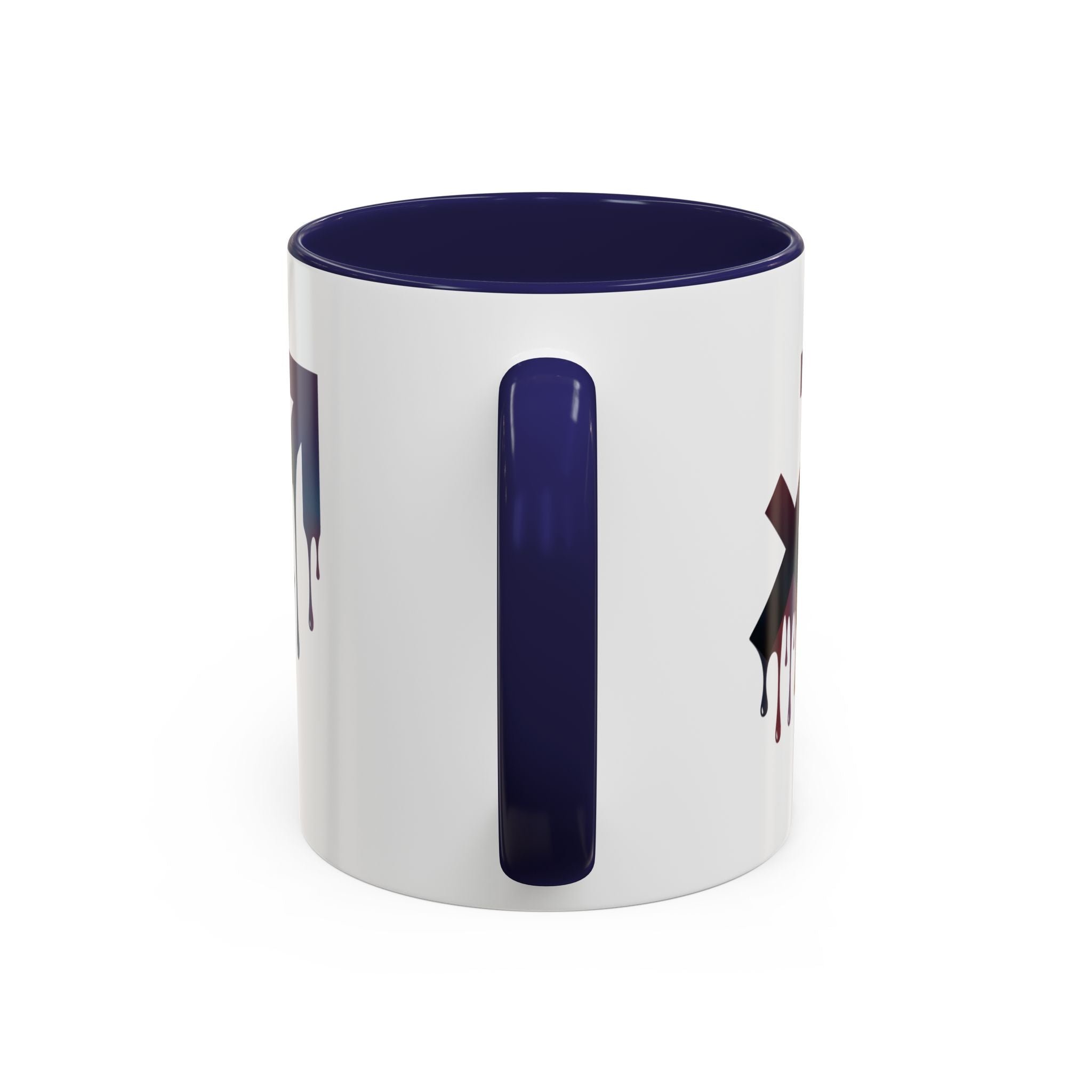 Sagittarius Drip Accent Coffee Mug — Zodiac Archer Horoscope Gift