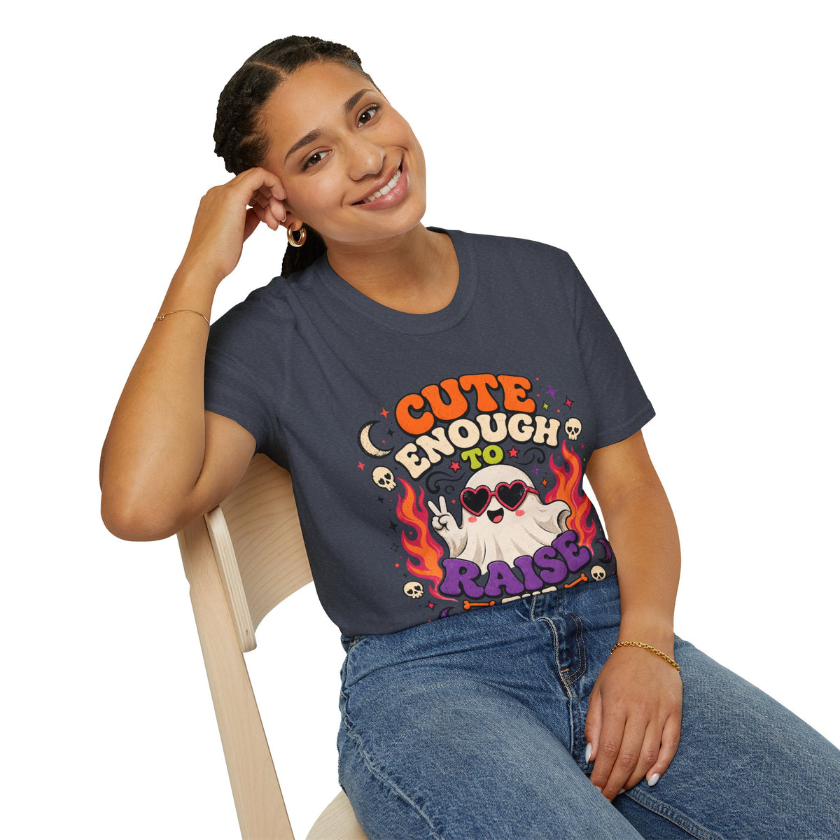 Halloween Cute Enough Unisex Softstyle T-Shirt
