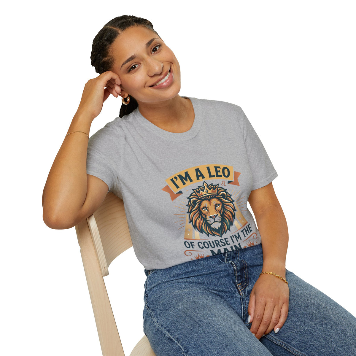 I’m a Leo Lion Zodiac T-Shirt — 'Of Course I’m the Main Character' Horoscope Tee