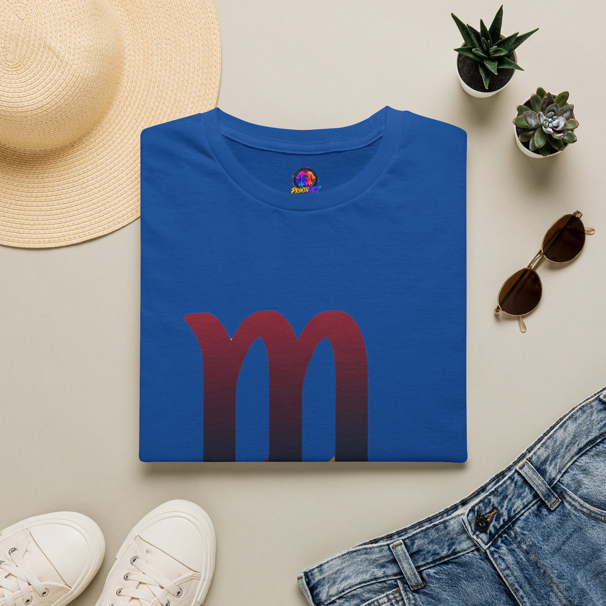 Scorpio Drip Symbol T-Shirt — Zodiac Scorpion Astrology Tee