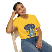 Dreamy Meditation T-Shirt — 'Guided by dreams, ruled by intuition' Spiritual Art Tee
