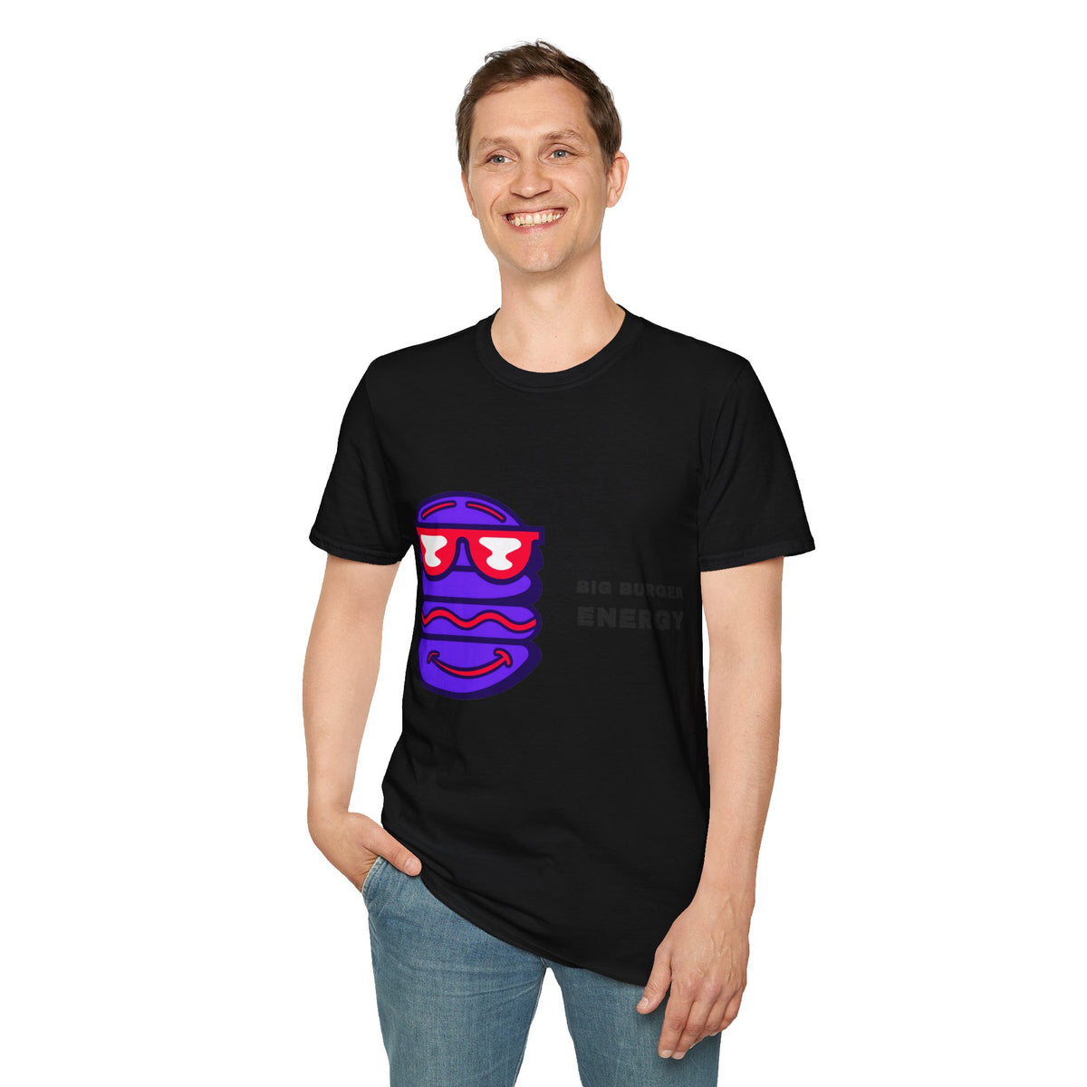 Big Bubbly Energy T-Shirt — Fun Sunglasses Emoji Graphic Tee - Trending Now - September 2026