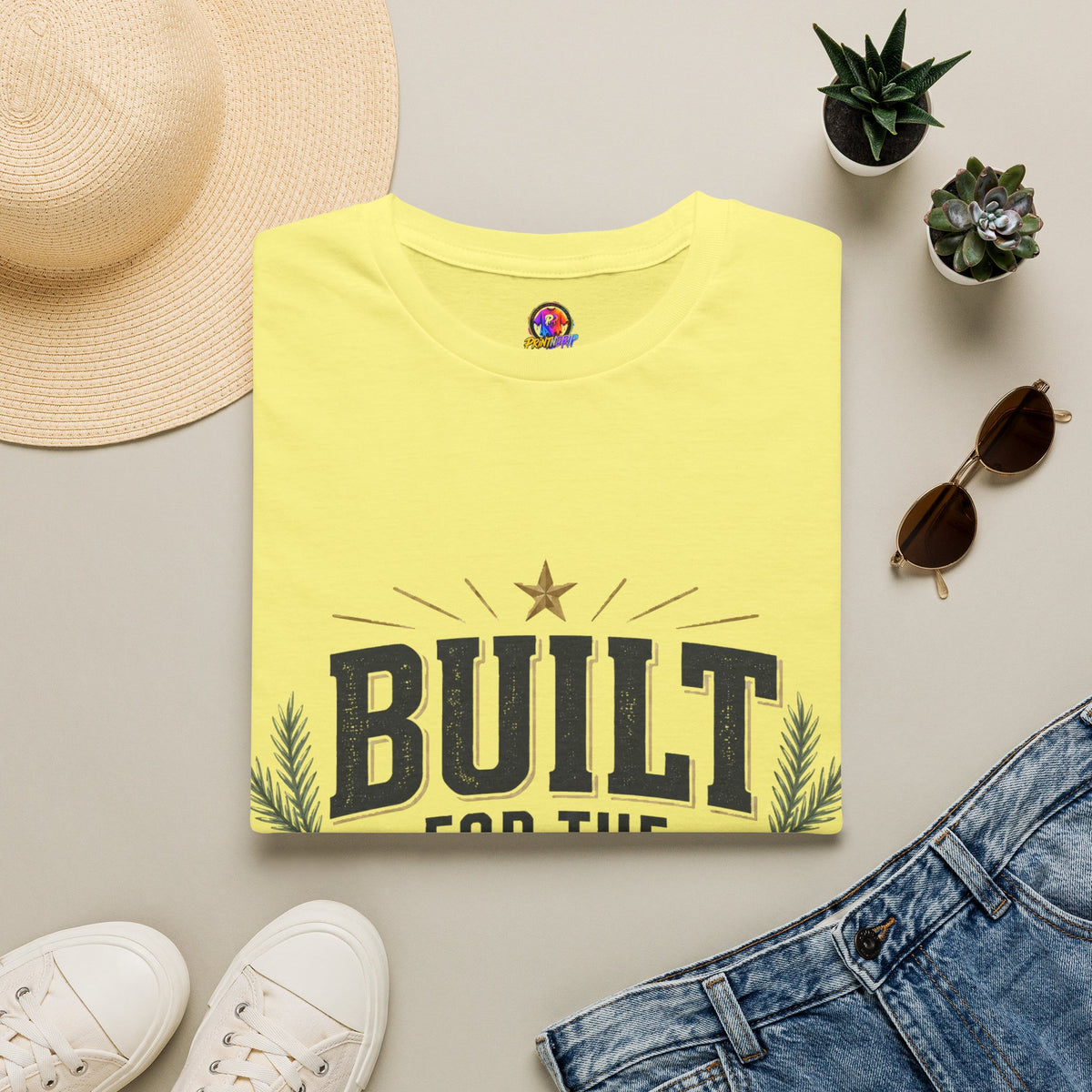 T-Shirt — "Built for the Holidays" Festive Rustic Holiday Tee (Gift for DIYers)