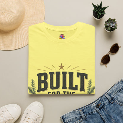 T-Shirt — "Built for the Holidays" Festive Rustic Holiday Tee (Gift for DIYers)