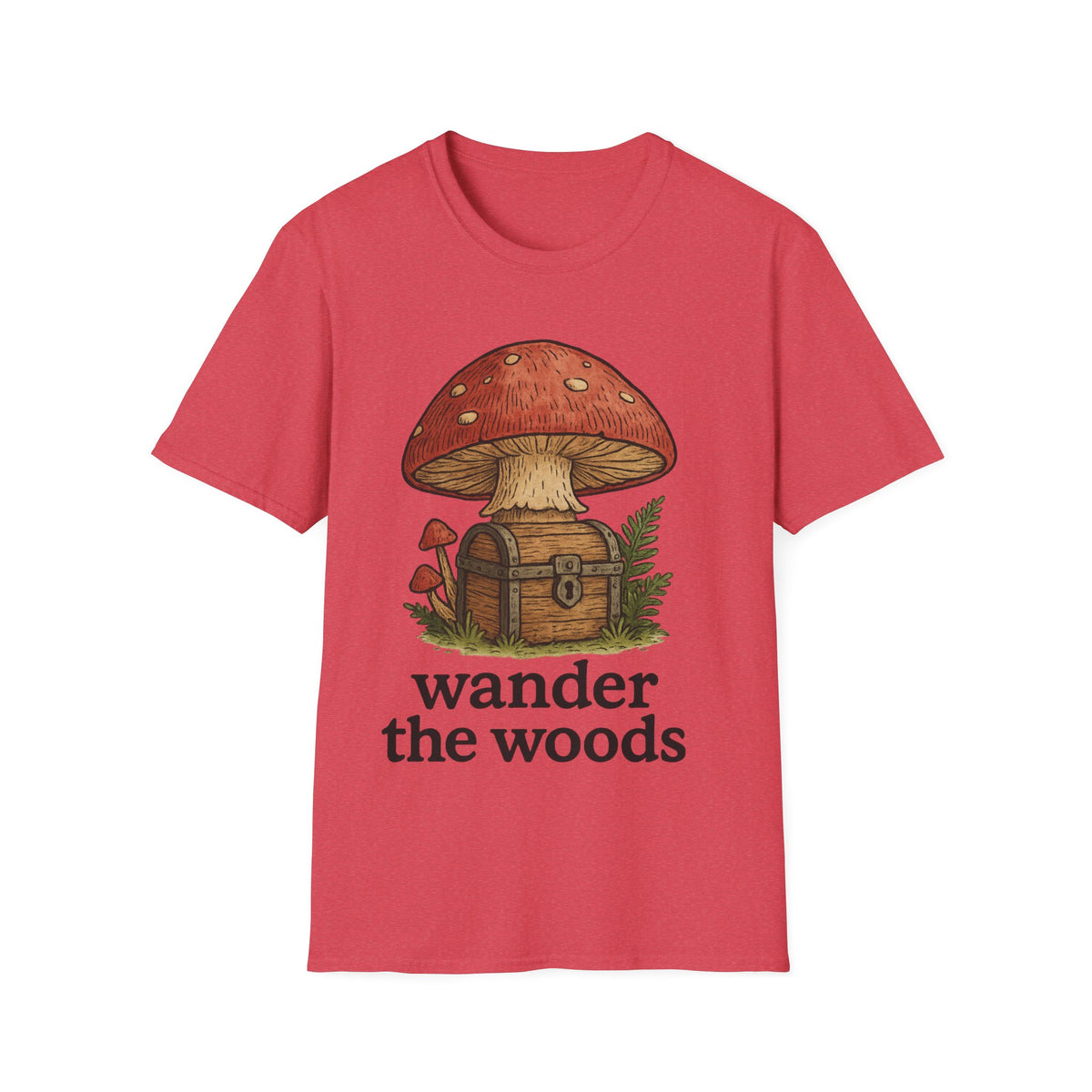 Mushroom Fairy Door T-Shirt — Whimsical Red Toadstool Graphic Tee - Trending Now - September 2026