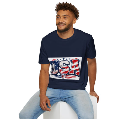 USA Flag Graphic T-Shirt — Patriotic American Pride Tee