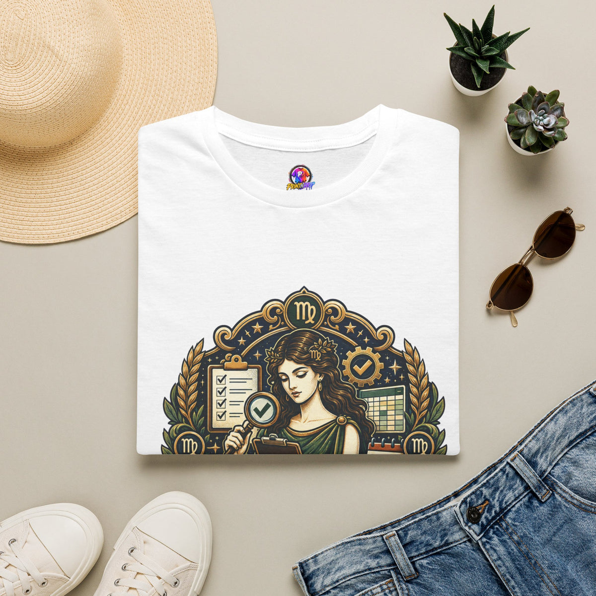Zodiac Virgo Unisex Softstyle T-Shirt