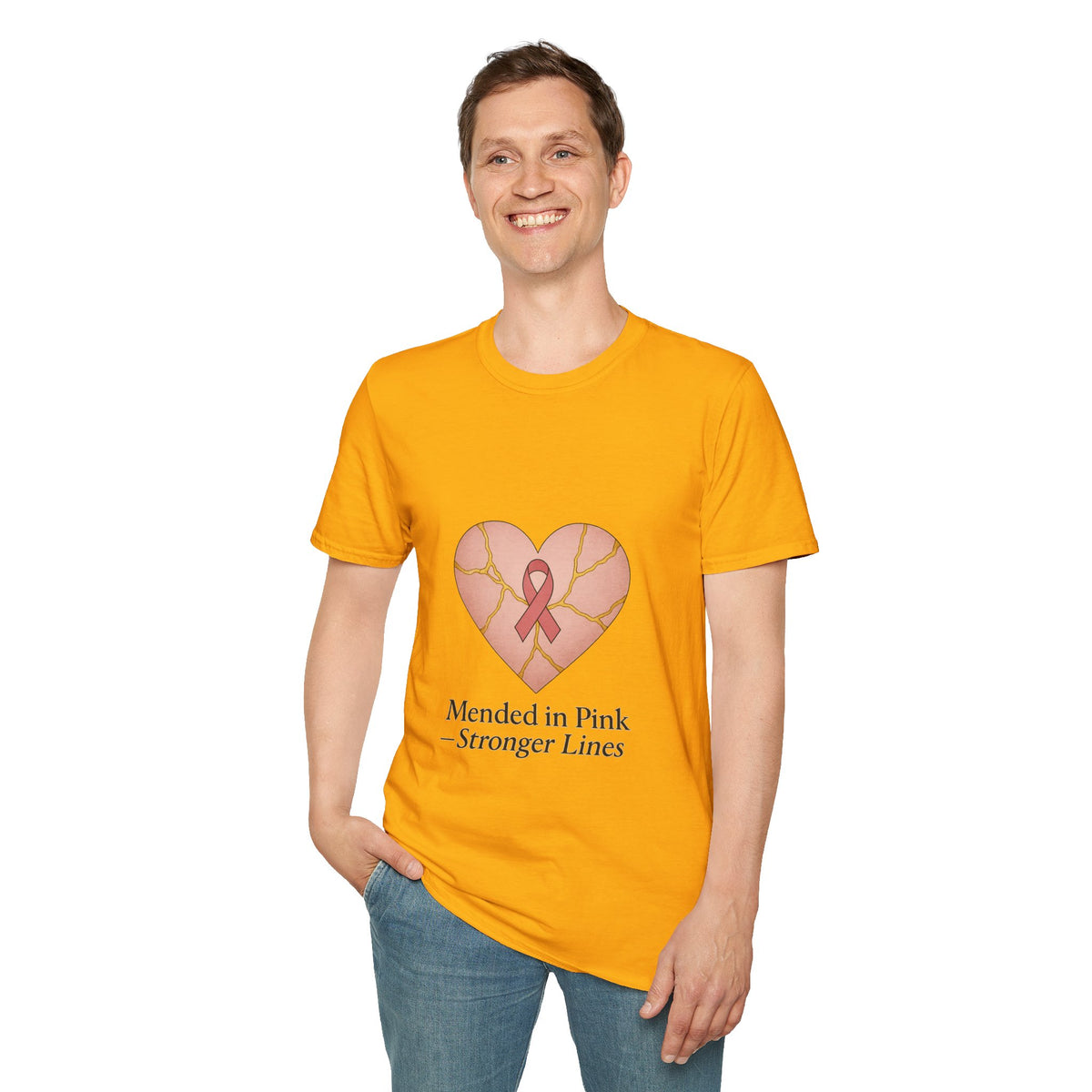 Breast Cancer Awareness Heart T-Shirt — 'Monarch in Pink, Stronger Lives' - Trending Now - October 2026