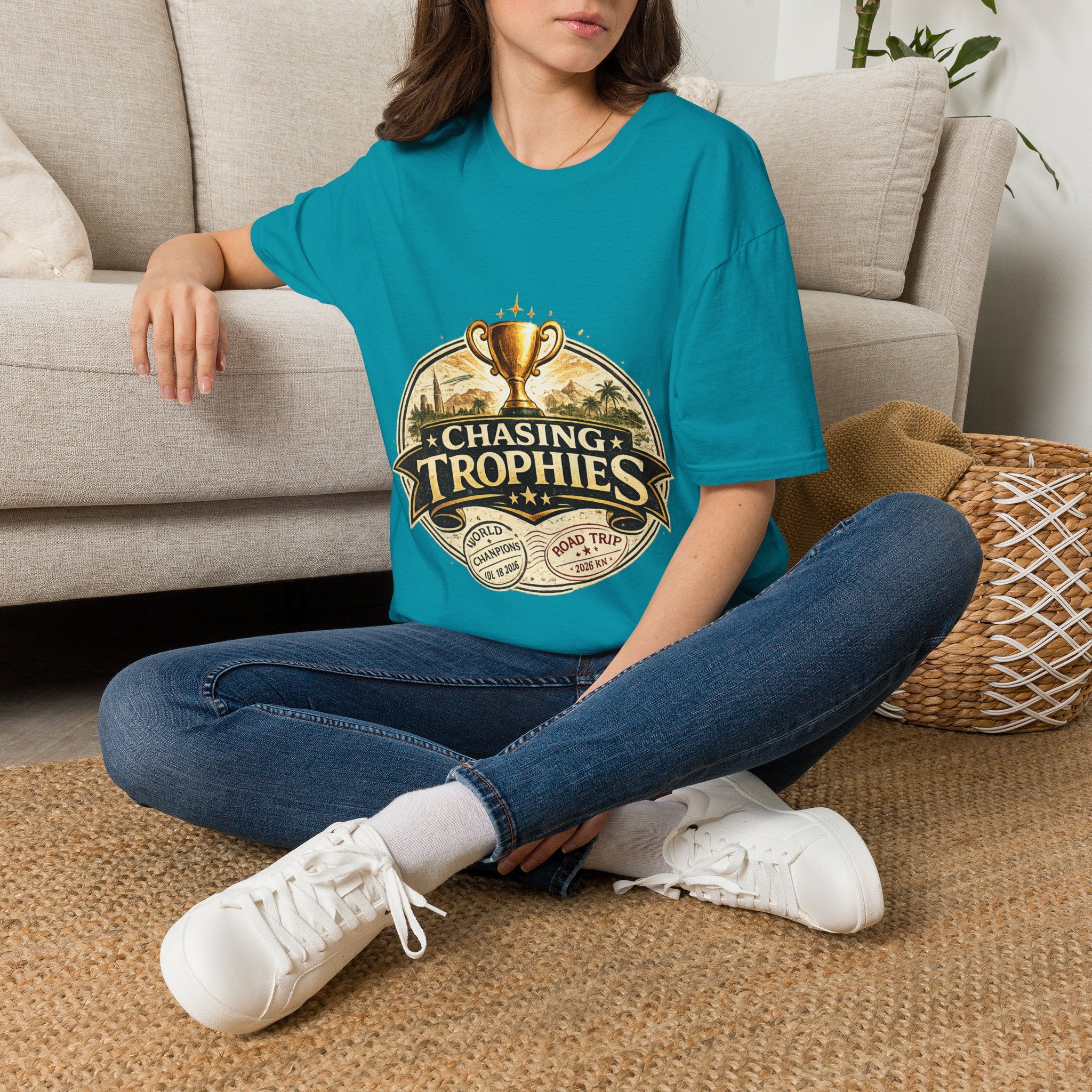 T-Shirt — Chasing Trophies Vintage Trophy Graphic Tee
