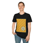 T‑Shirt — "Work Hard Stay Humble" Minimal Yellow Patch Design- Trending Now - September 2026