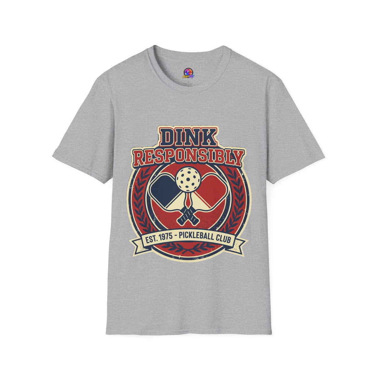 Pickleball T‑Shirt — "Dink Responsibly" Vintage Pickleball Club Tee