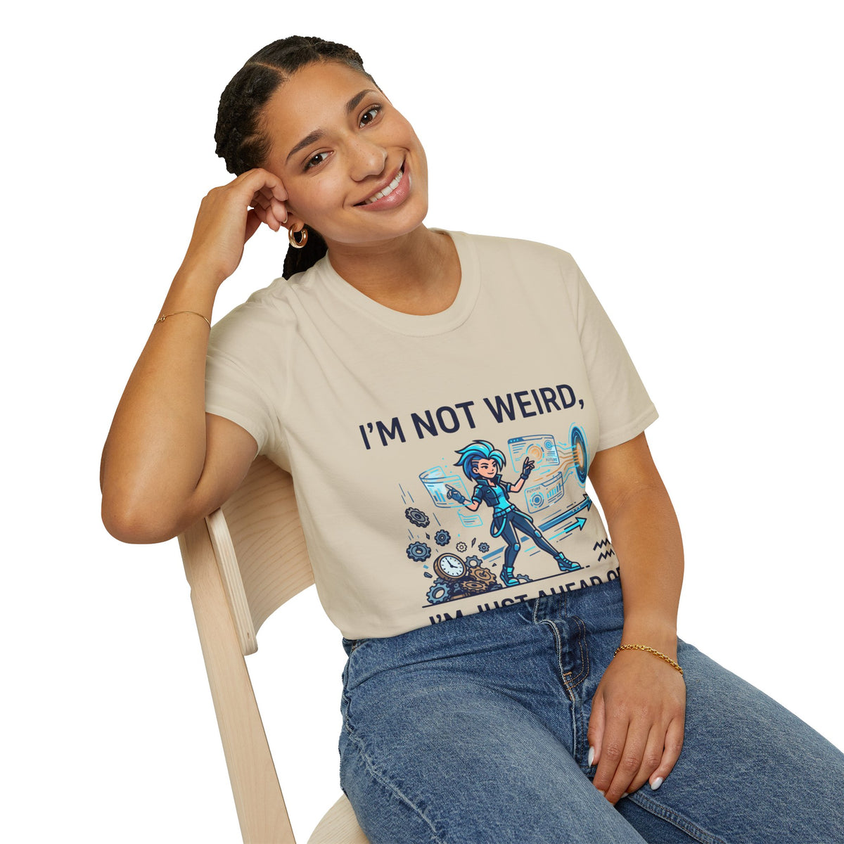 I'm Not Weird I'm Just Ahead Of My Time Aquarius T-Shirt