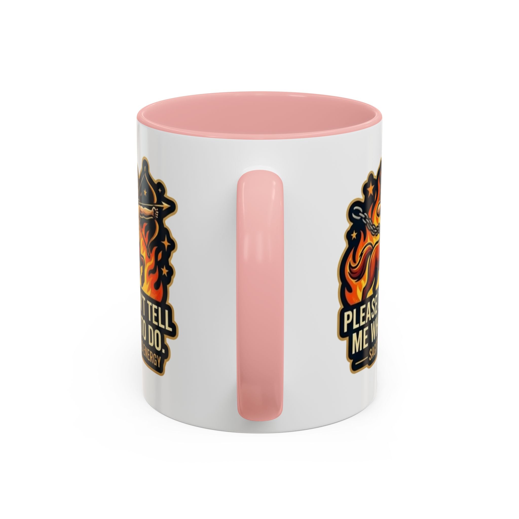 Sagittarius Coffee Mug — "Please Don't Tell Me What To Do" Zodiac Accent Mug (11/15oz)