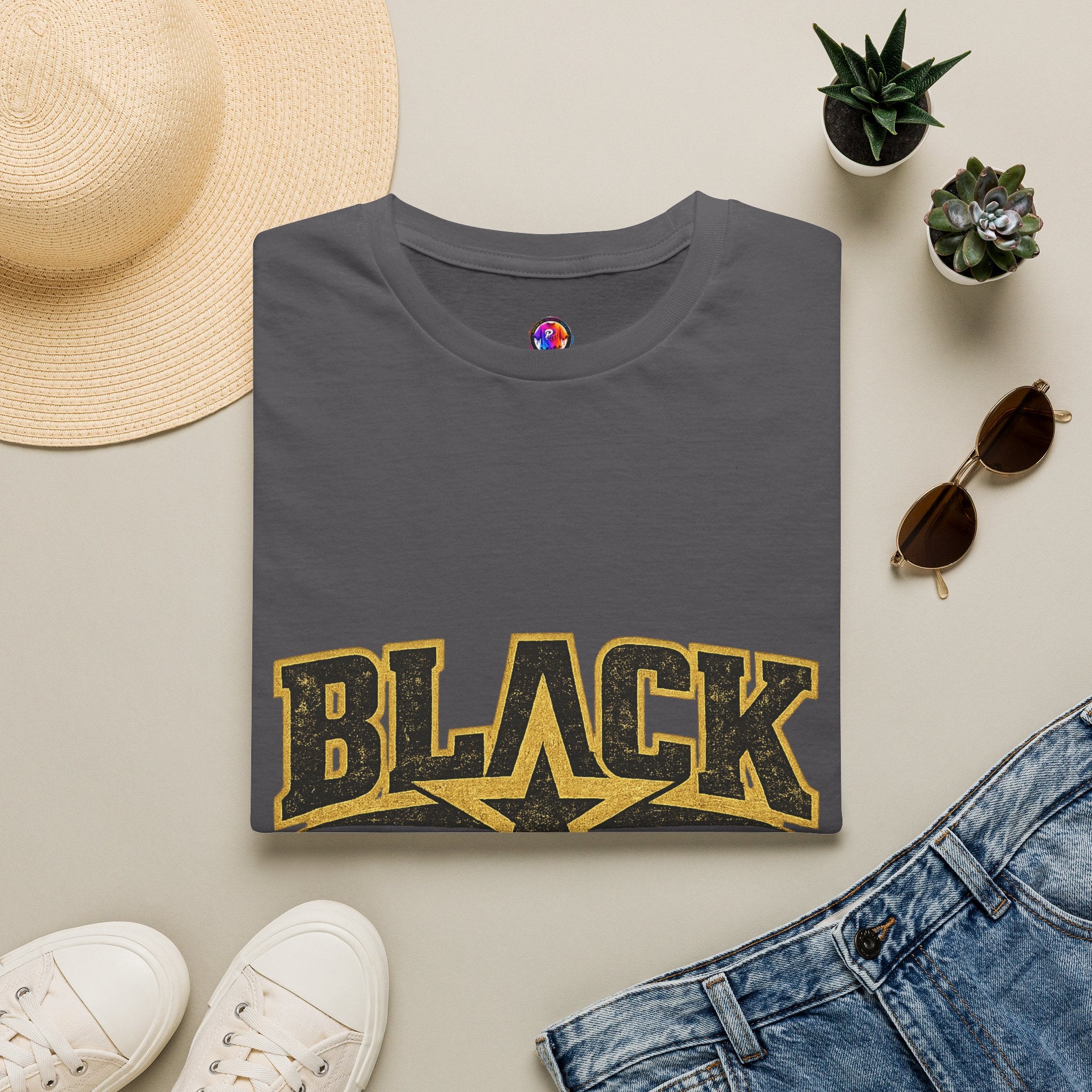 Ghana Black Stars T-Shirt — Bold Vintage Star Logo Tee