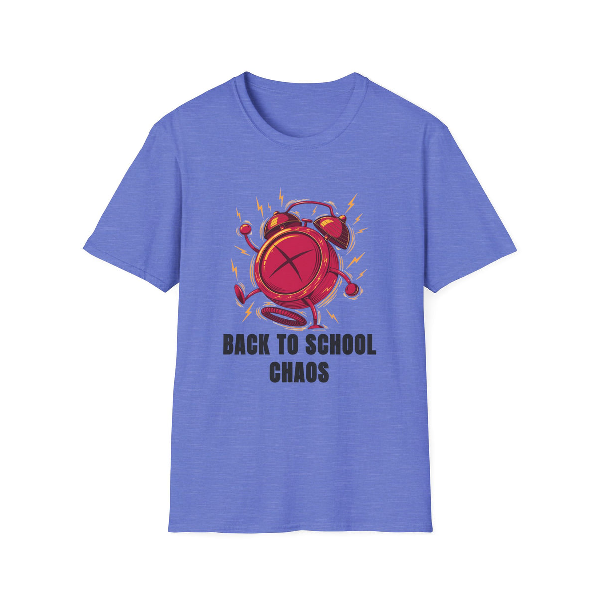 Back to School Chaos T-Shirt — Funny Alarm Clock Graphic Tee - Trending Now - August 2026