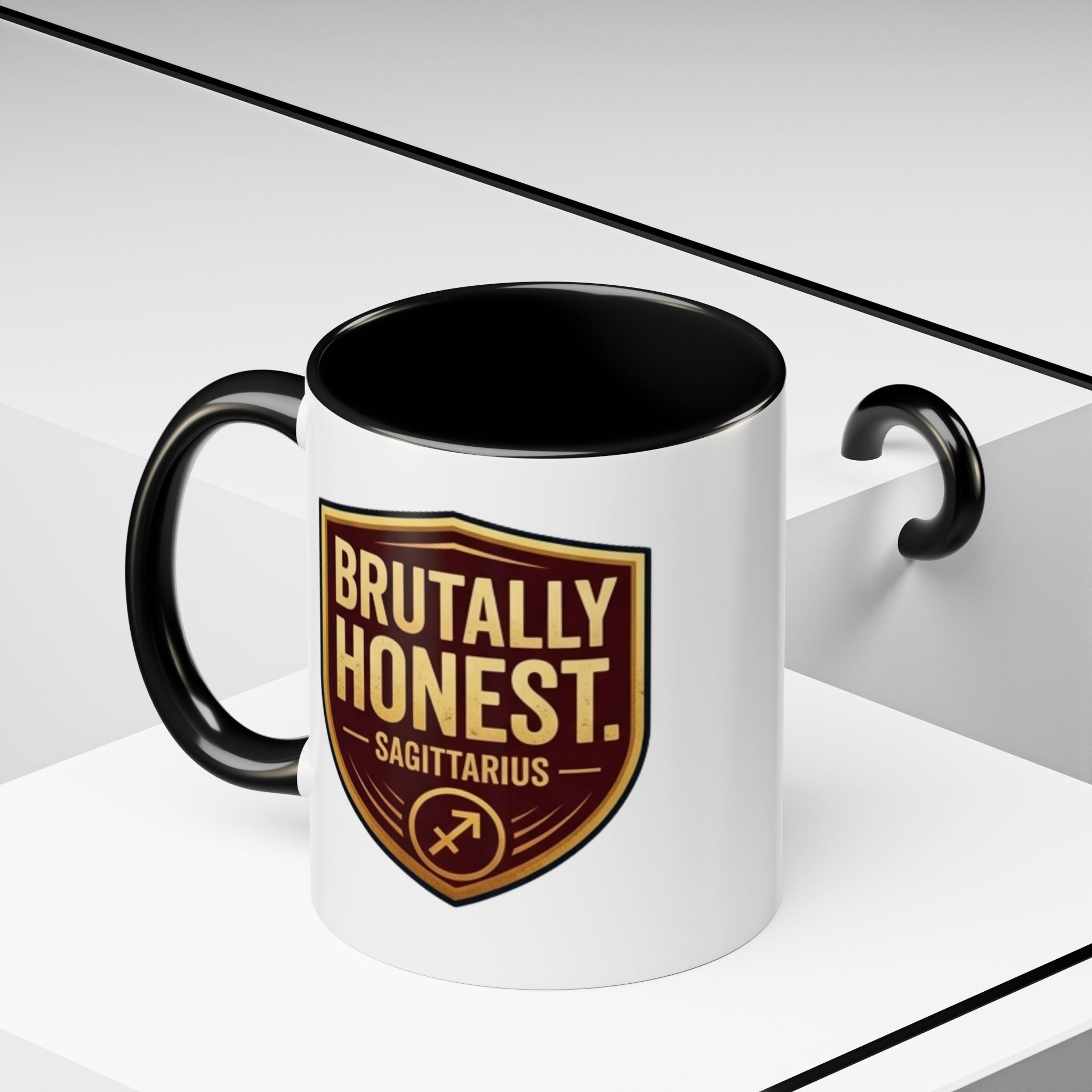 Sagittarius Coffee Mug - "Brutally Honest" Zodiac Accent Mug (11/15oz)