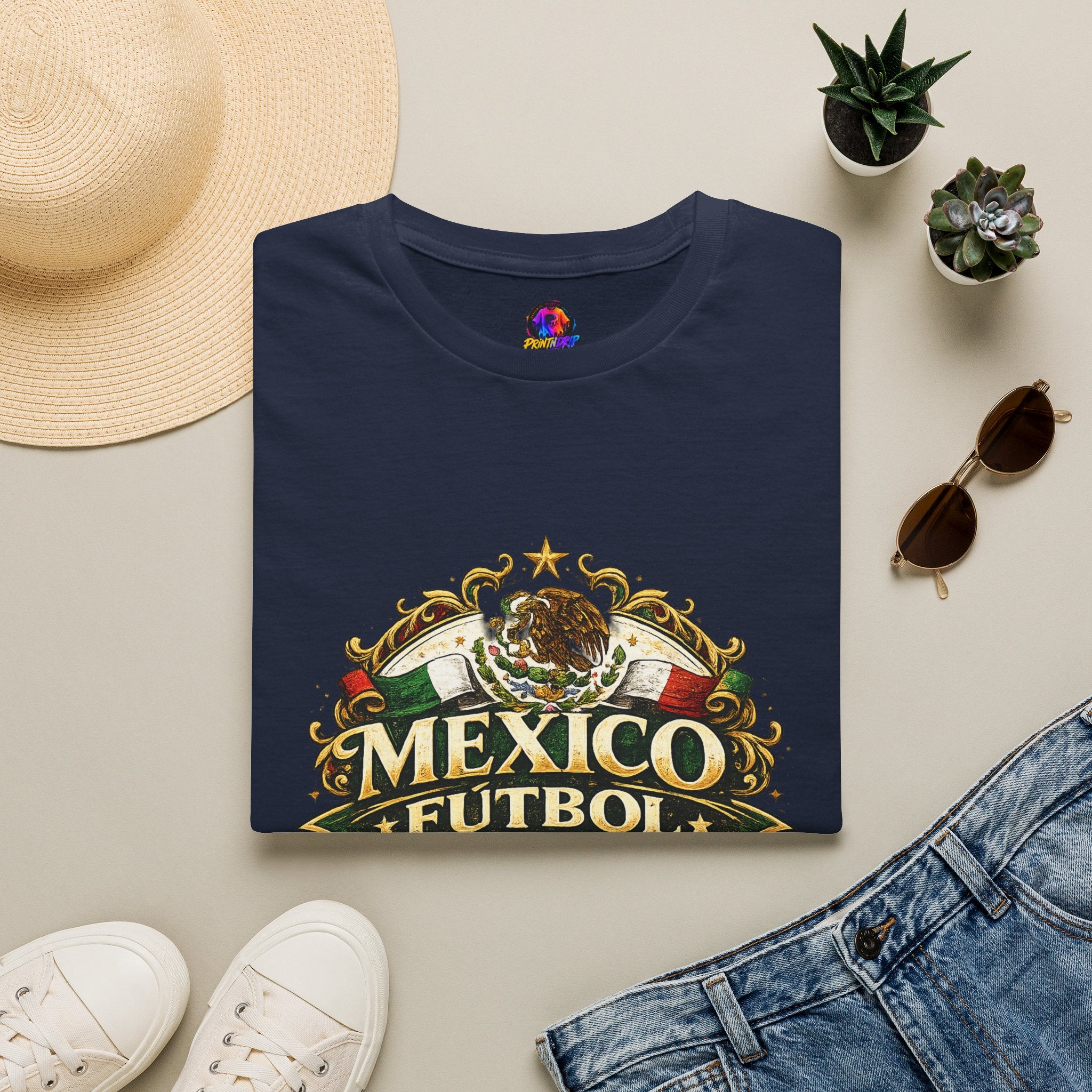 Mexico Fútbol Orgullo T-Shirt — Mexican Soccer Pride Graphic Tee