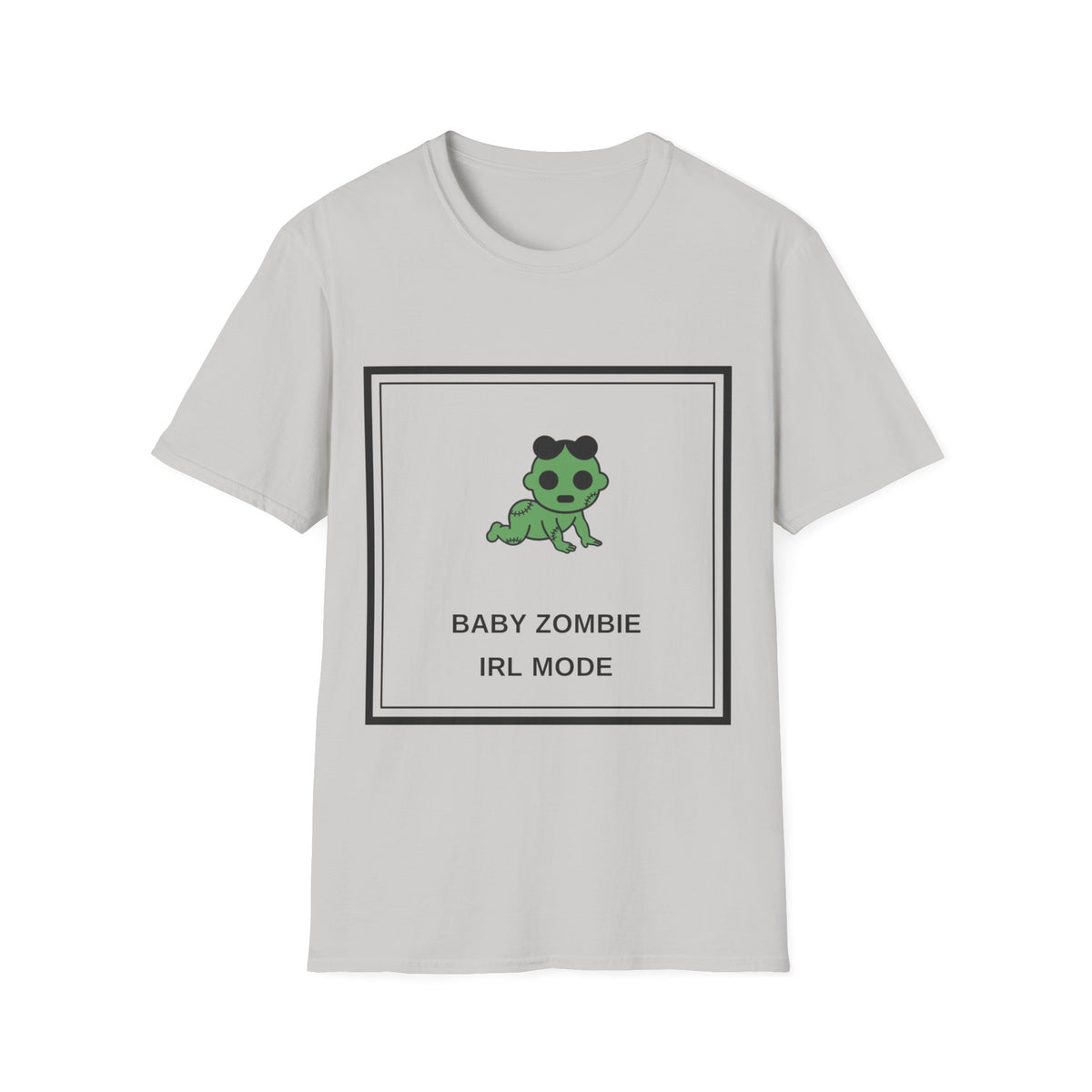 Baby Zombie T-Shirt — Cute Green Cartoon 'Baby Zombie IRL Mode' Graphic Tee - Trending Now - August 2026