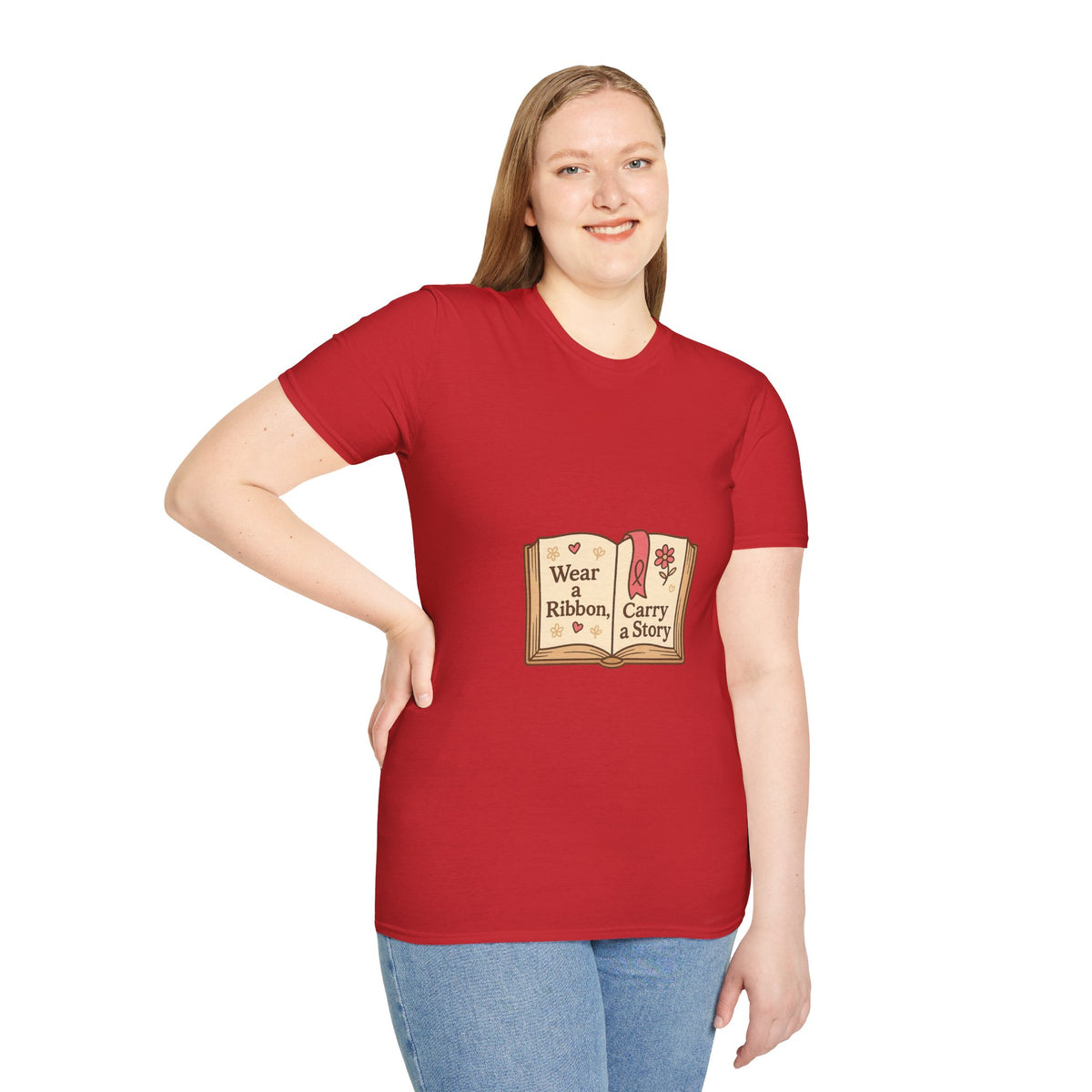 Book Lover T‑Shirt — "Wear a Ribbon, Carry a Story" Vintage Open Book Design - Trending Now - October 2026