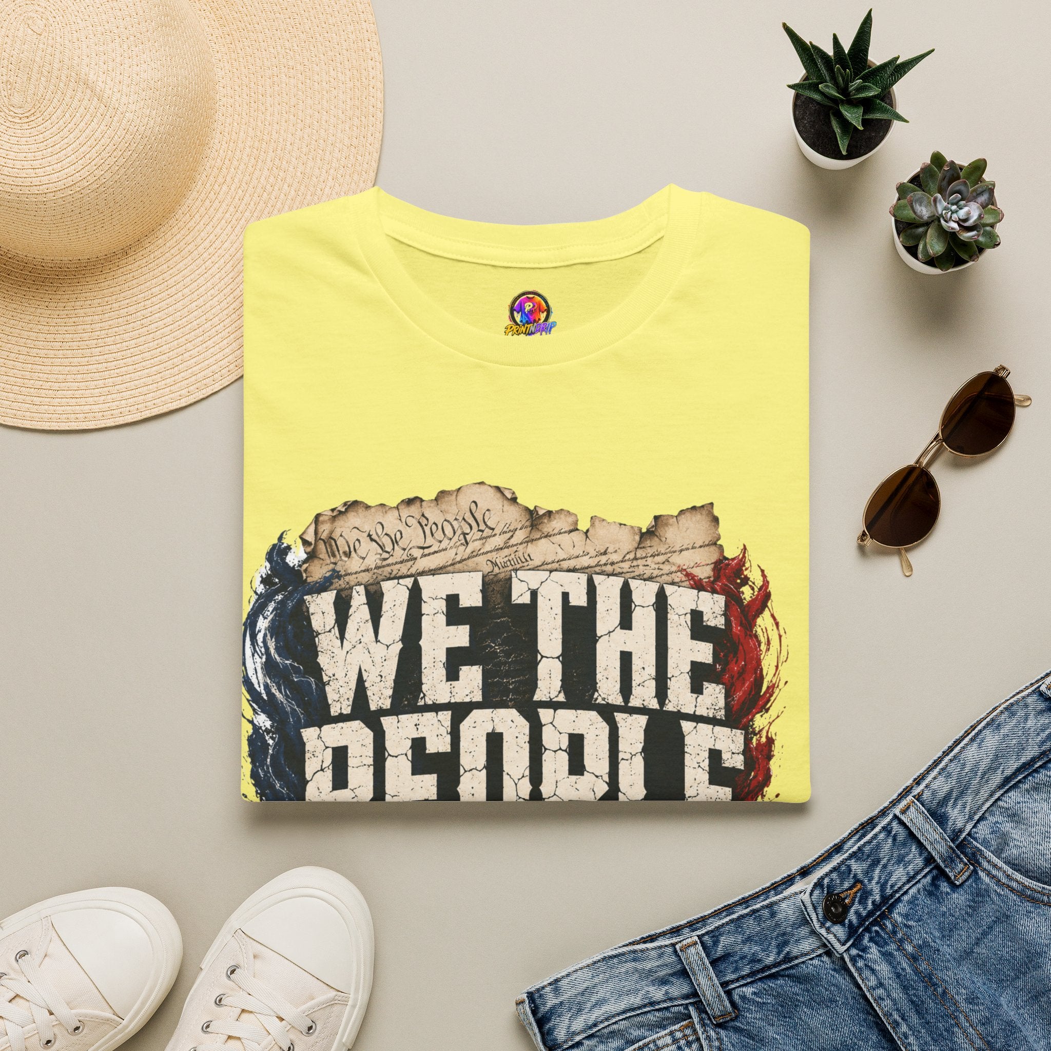 We The People T‑Shirt — Patriotic Americana Tee with ‘We The People’ Design