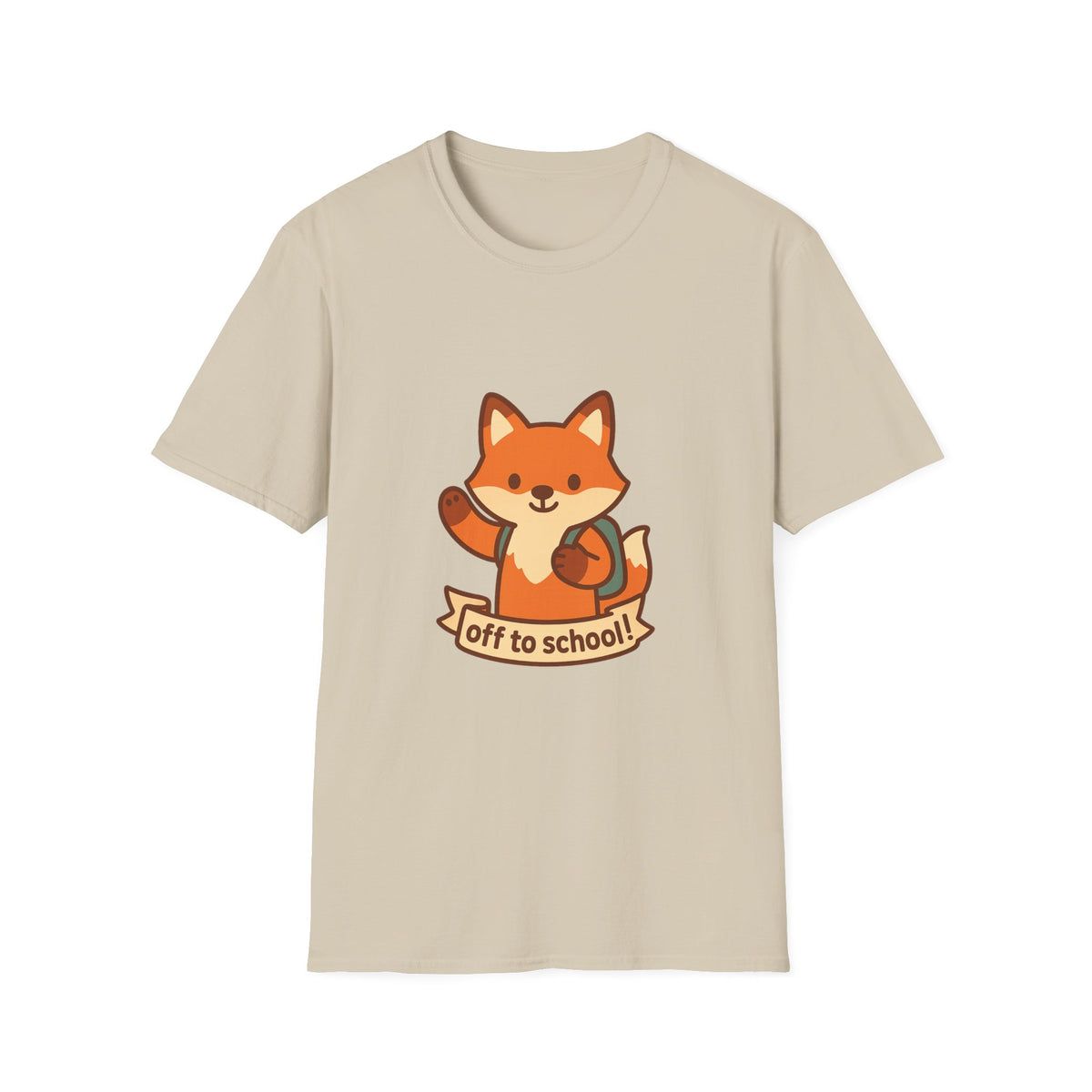 Cute Fox "Off to School" T-Shirt — Kids/Teacher Back-to-School Tee - Trending Now - August 2026