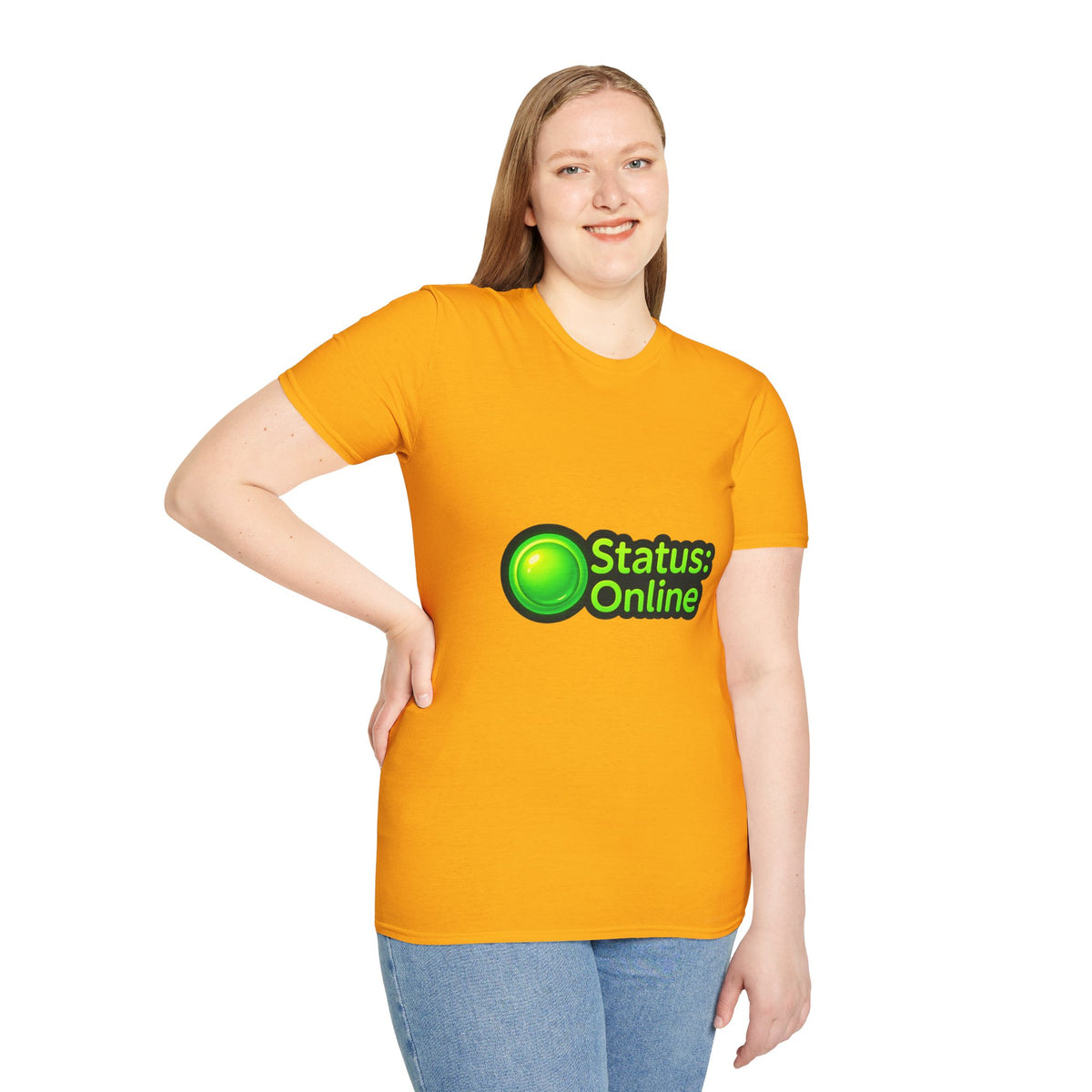 Status Online T-Shirt — Green Online Status Icon Tee - Trending Now - October 2026