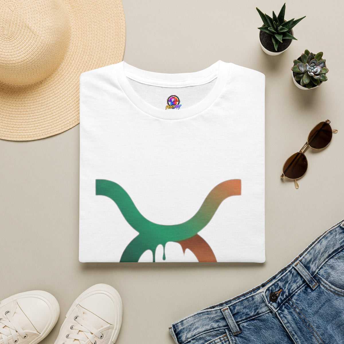 Taurus Abstract Drip Logo T-Shirt