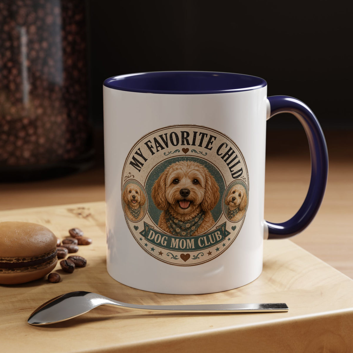 Milo Bailey Dog Dad Mom Dog Mom Coffee Mug — "My Favorite Child" Accent Mug
