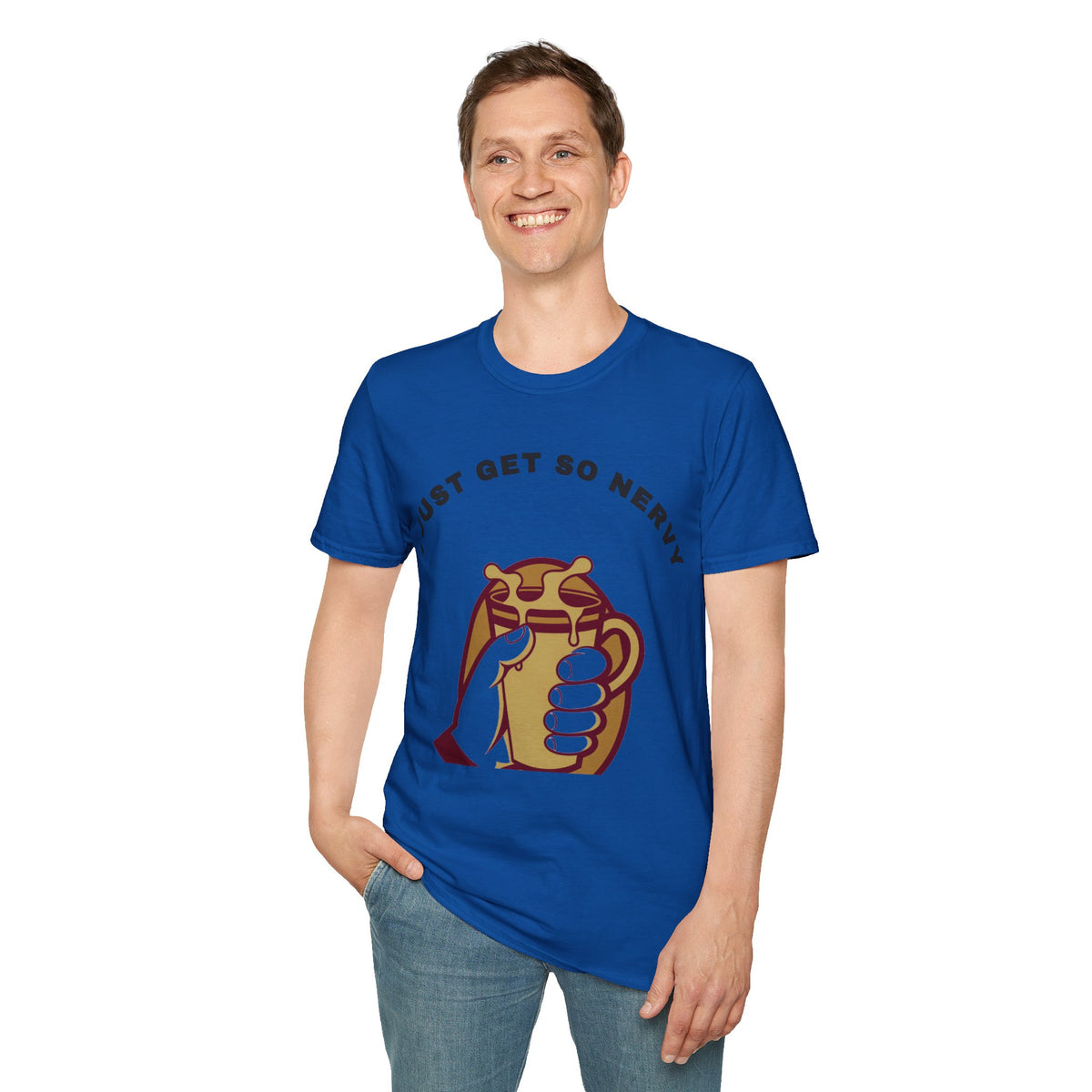 T-Shirt — “I Just Get So Nervy” Nervous Sloth Graphic Tee - Trending Now - September 2026