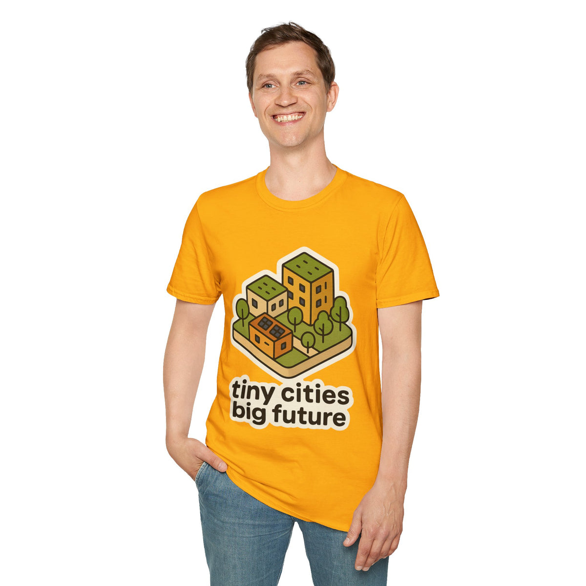 Tiny Cities Big Future T-Shirt — Eco Urbanism Graphic Tee - Trending Now - September 2026